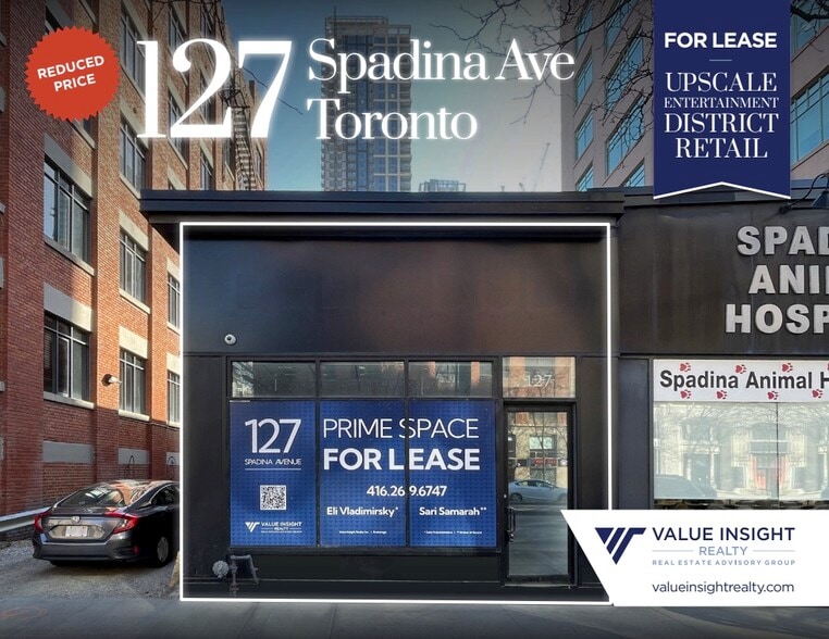 Primary Photo Of 127 Spadina Av, Toronto Storefront Retail Residential For Lease