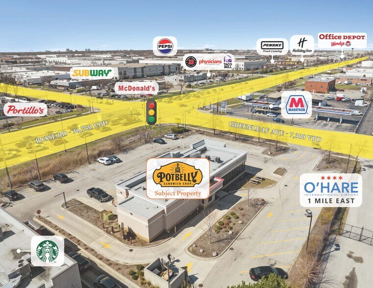 More Photos Of 1551 Busse Rd, Elk Grove Village Fast Food For Sale