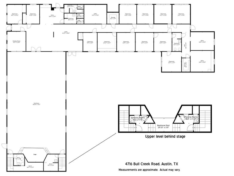 More Photos Of 4716 Bull Creek Rd, Austin Religious Facility For Sale