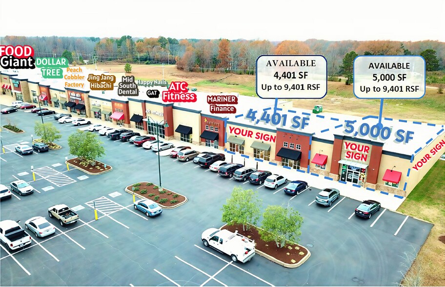 More Photos Of 2574 Christmasville Cv, Jackson General Retail For Lease