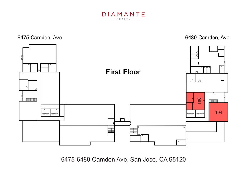 More Photos Of 6475-6489 Camden Ave, San Jose Office For Lease