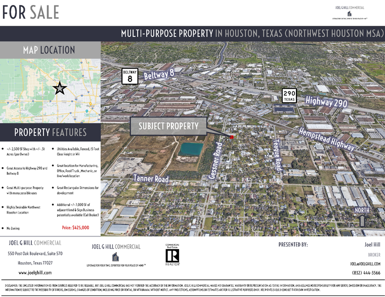 Primary Photo Of 10134 Grover Ln, Houston Warehouse For Sale