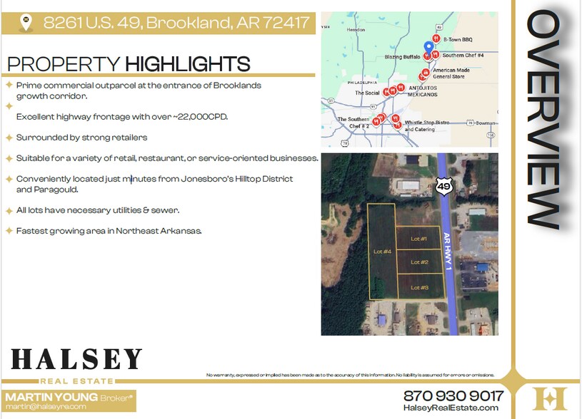 More Photos Of 8261 US 49, Brookland Land For Sale