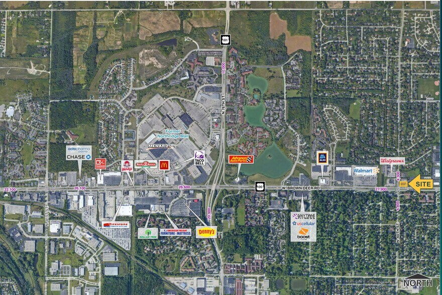 More Photos Of 5960 W Brown Deer Rd, Brown Deer Storefront For Lease