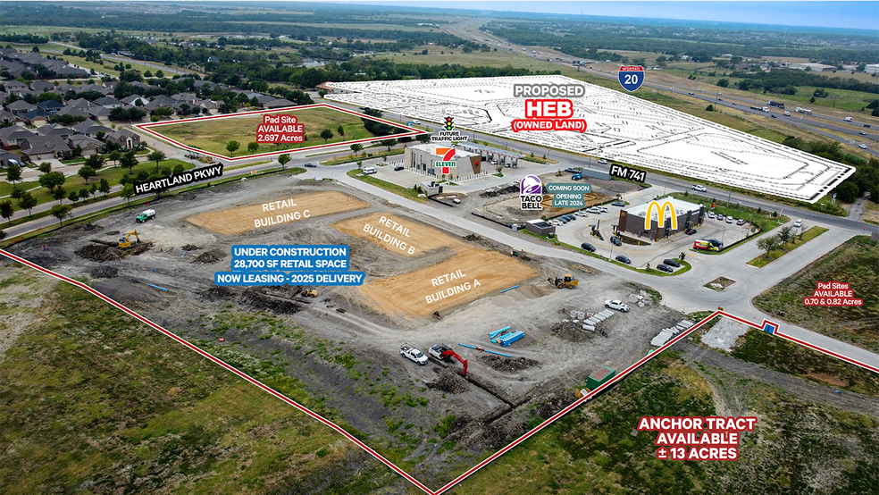 More Photos Of Fm 741 And Heartland Parkway, Heartland Land For Lease