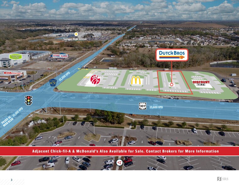 More Photos Of SEC of Balm Road and U.S. Highway 301, Riverview Fast Food For Sale