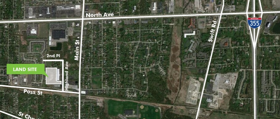More Photos Of NW Poss St & Highland Ave, Glen Ellyn Land For Sale