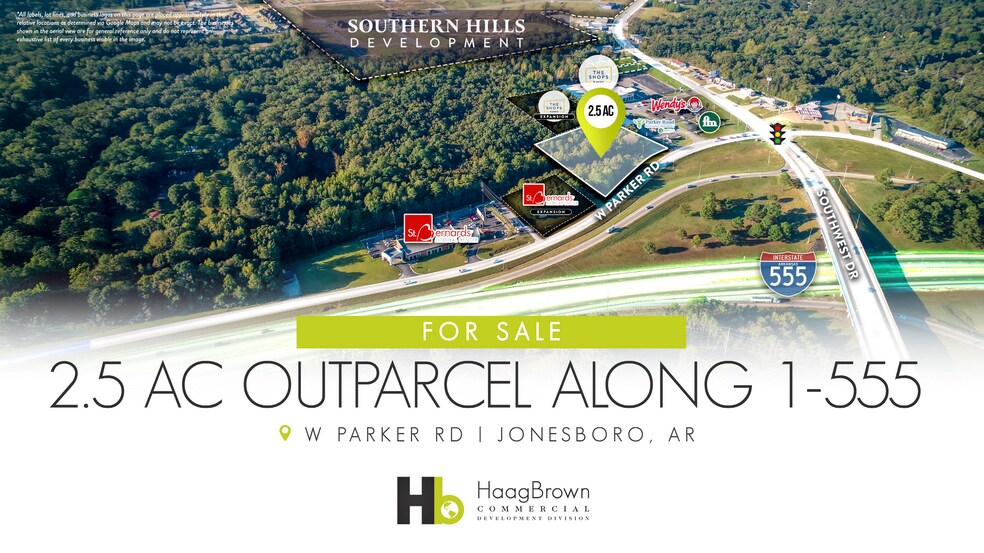 Primary Photo Of Parker Rd @ Southwest Drive, Jonesboro Land For Sale