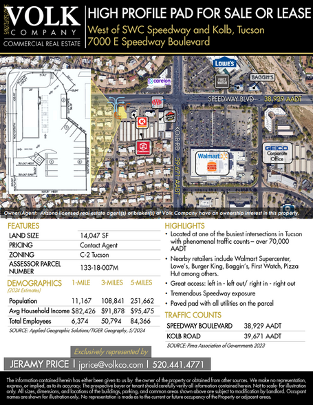 Primary Photo Of 7000 E Speedway Blvd, Tucson Land For Sale