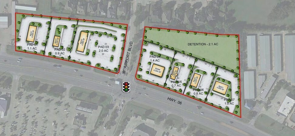 Primary Photo Of Highway 6 & West Airport Blvd, Sugar Land Land For Lease