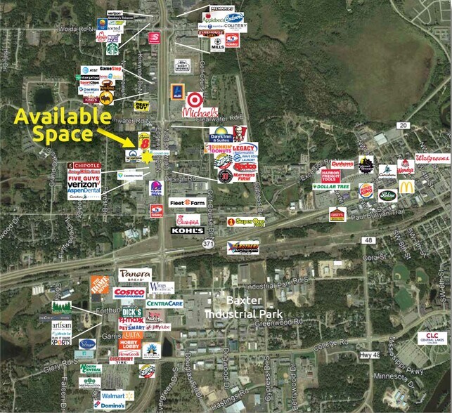 More Photos Of 14303 Edgewood Dr, Baxter Storefront Retail Office For Lease