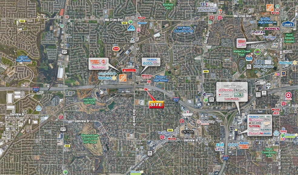 More Photos Of SEQ I-820 & Rufe Snow Dr, North Richland Hills Land For Lease