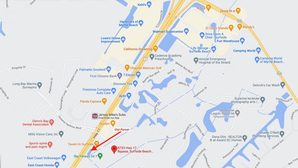 More Photos Of Hwy 17 Bypass, Surfside Beach Land For Lease