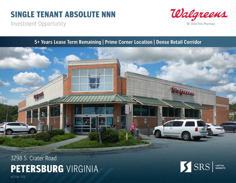 Primary Photo Of 3298 S Crater Rd, Petersburg Drugstore For Sale