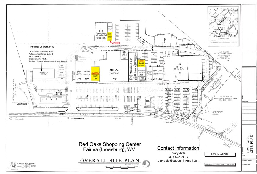 Primary Photo Of 252 Red Oaks Shopping Ctr, Lewisburg Unknown For Lease