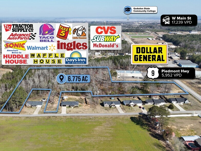 Primary Photo Of adj. to 900 Piedmont Hwy, Centre Land For Sale