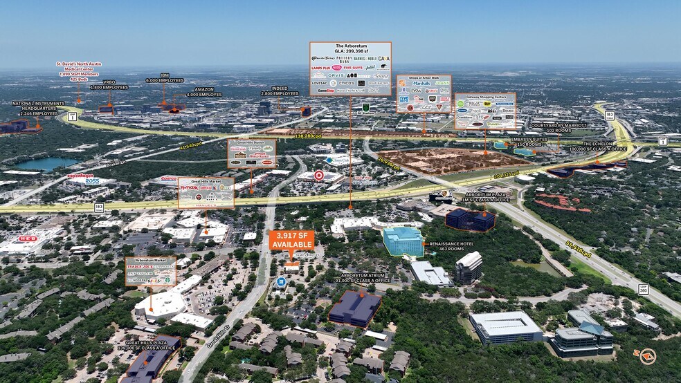 More Photos Of 9761 Great Hills Trl, Austin Freestanding For Lease