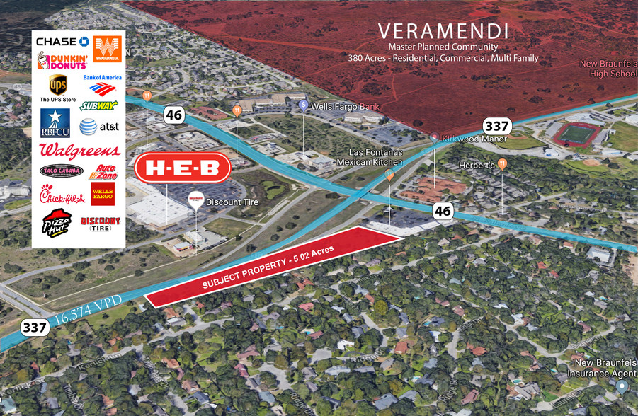 Primary Photo Of 0 S LOOP 337, New Braunfels Land For Sale