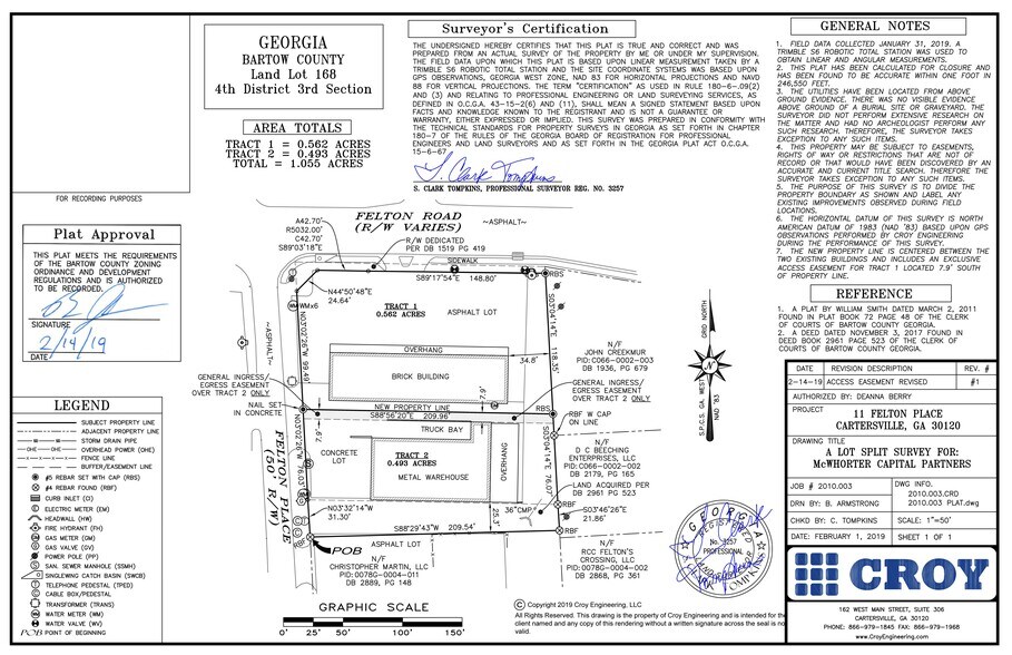 11 Felton Pl, Cartersville, GA 30120 Industrial For Lease
