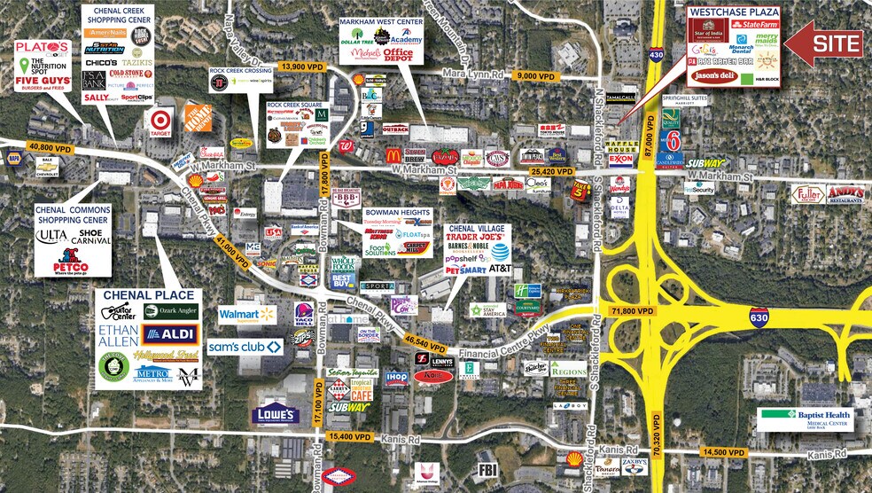 More Photos Of Markham & Shackleford, Little Rock Unknown For Lease