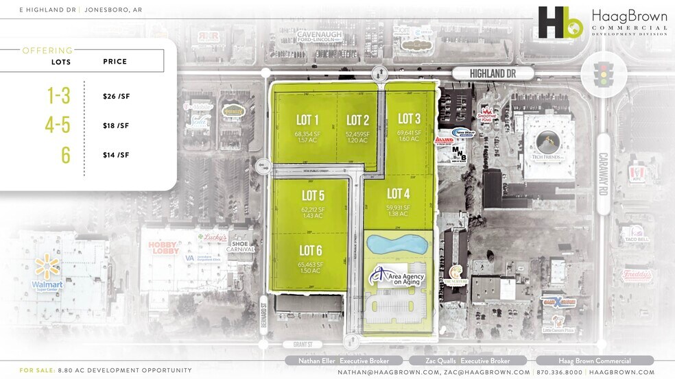 More Photos Of 2200 E. Highland Dr., Jonesboro Land For Sale