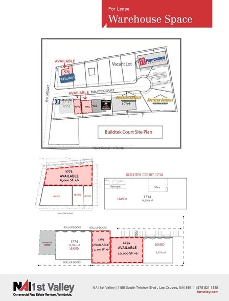 More Photos Of 1764-1774 Buildtek Ct, Las Cruces Distribution For Lease