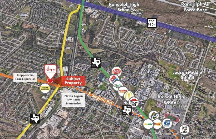 More Photos Of Hilltop Ave and FM 1976, Converse Land For Sale