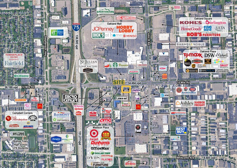 More Photos Of 361 W 14 Mile Rd, Madison Heights Storefront For Lease