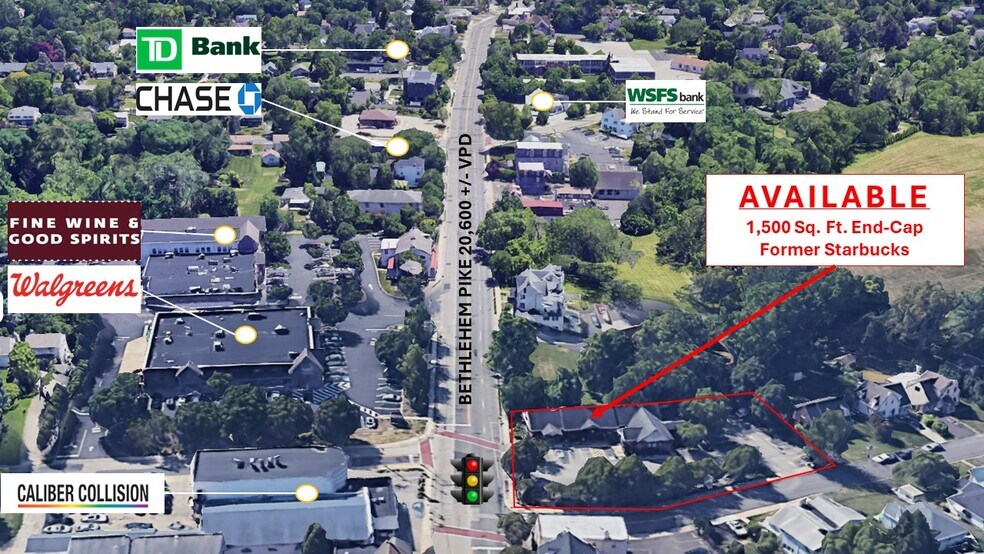 More Photos Of 1459 Bethlehem Pike, Flourtown Restaurant For Lease