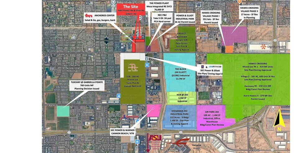More Photos Of NWC Power & Elliot Rd, Gilbert Land For Sale