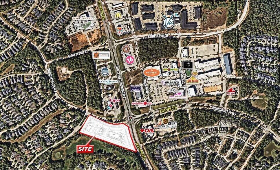 Primary Photo Of SWC of Fish Creek Thoroughfare and Woodforest Pkwy, Montgomery Land For Sale
