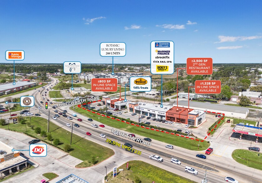 More Photos Of NEC Louetta Rd & Holzwarth, Spring Unknown For Lease