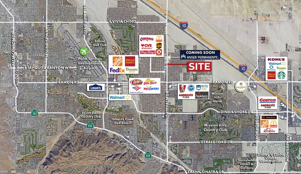 More Photos Of Date Palm & McCallum Way dr, Cathedral City Land For Lease