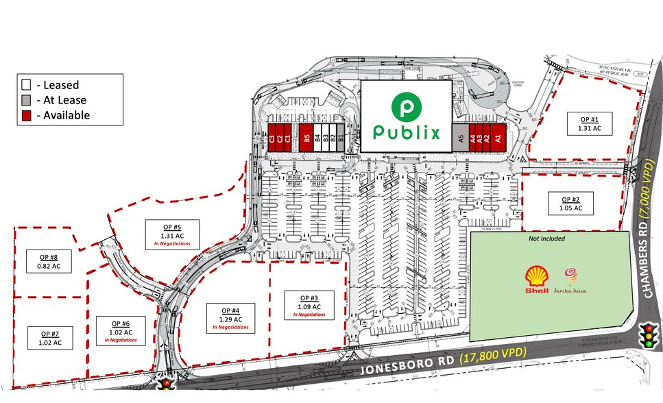 More Photos Of 2400 Jonesboro Rd, Hampton Land For Lease