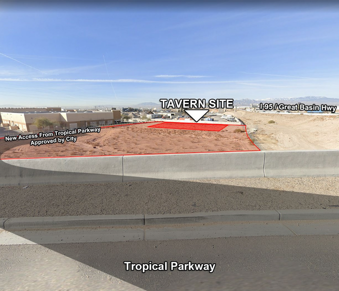 Primary Photo Of SWC I-15 and Tropical Pkwy, Las Vegas Land For Sale