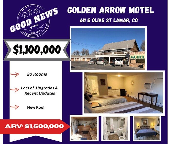 More Photos Of 611 E Olive St, Lamar Hotel For Sale