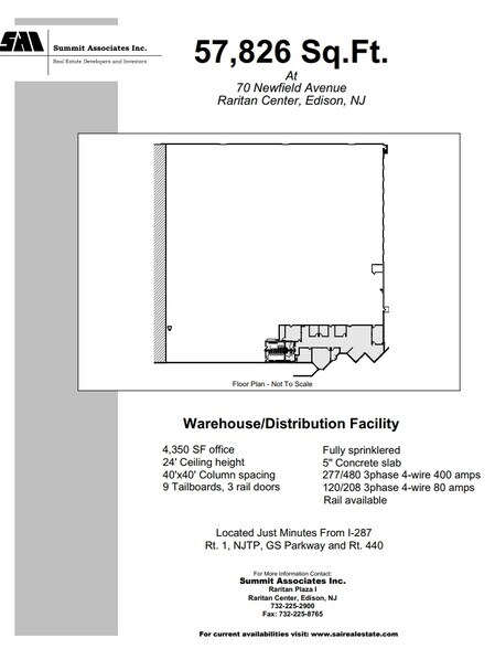 More Photos Of 70 Newfield Ave, Edison Warehouse For Lease
