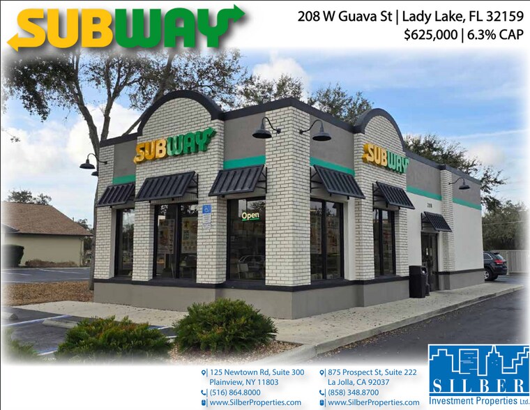 Primary Photo Of 208 Guava St, Lady Lake Fast Food For Sale