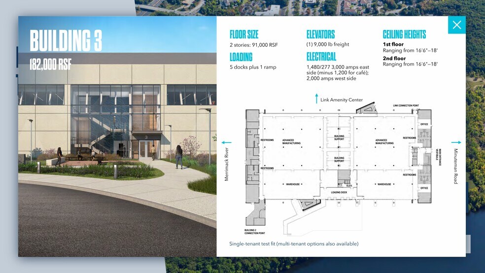 More Photos Of 3000 Minuteman Rd, Andover Flex For Sale