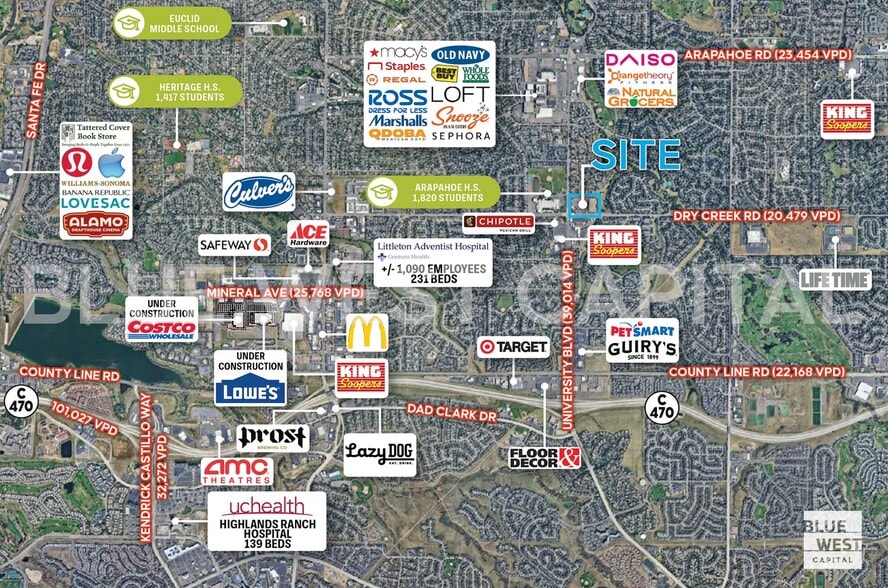 More Photos Of 7408-7490 S University Blvd, Littleton Unknown For Lease