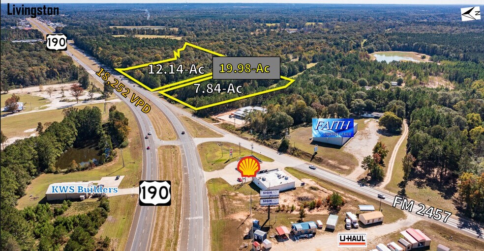 More Photos Of 5481 US Highway 190 W, Livingston Land For Sale