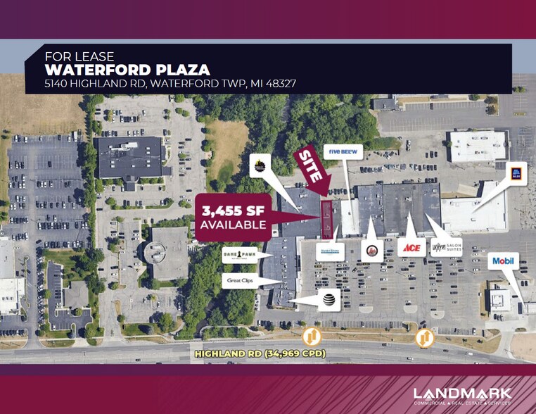 Primary Photo Of 5012-5160 Highland Rd, Waterford Supermarket For Lease