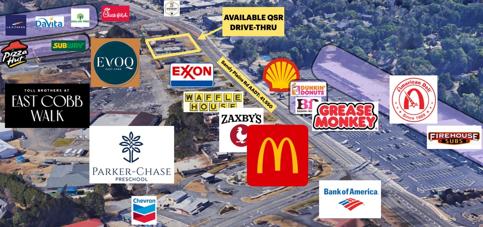 More Photos Of 2626 Sandy Plains Rd, Marietta Restaurant For Lease