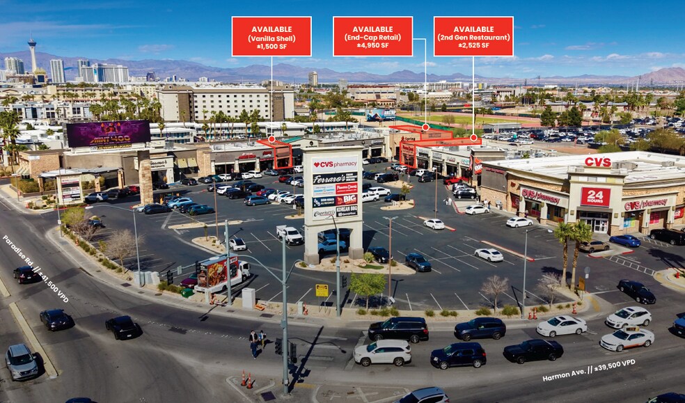 Primary Photo Of 4480 Paradise Rd, Las Vegas Storefront For Lease