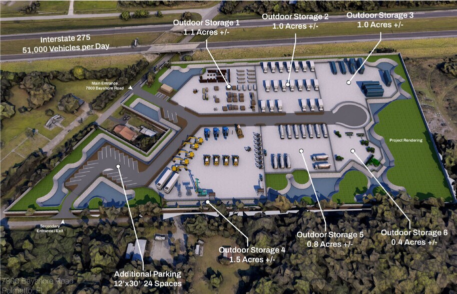 More Photos Of 7800 Bayshore Rd, Palmetto Land For Lease