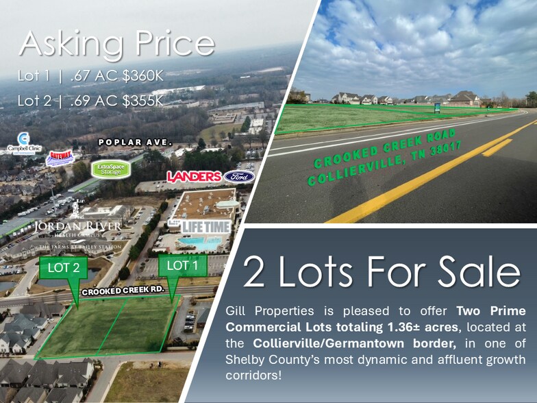 More Photos Of 9960 Crooked Creek Dr, Collierville Land For Sale