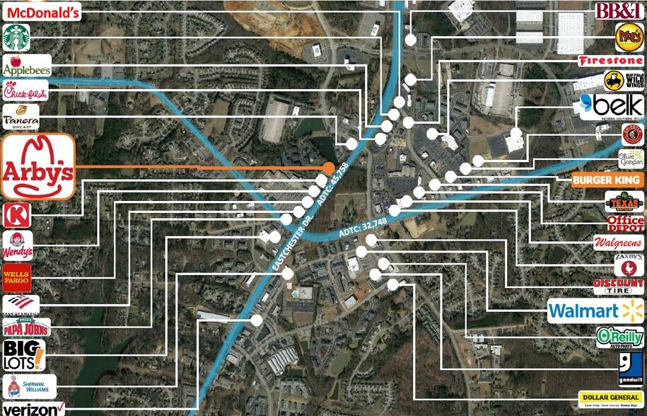 More Photos Of 4053 River Pointe Pl, High Point Fast Food For Lease