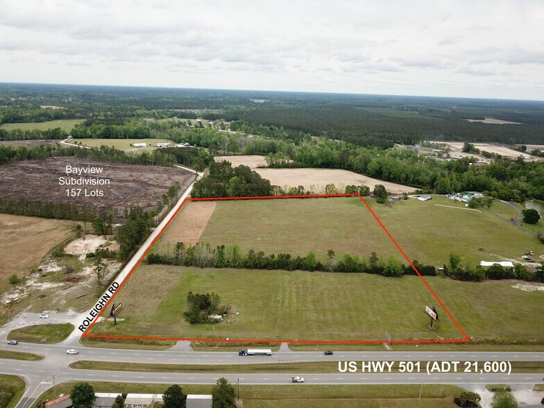 Primary Photo Of Highway 501 W @ Roleighn Rd, Conway Land For Sale