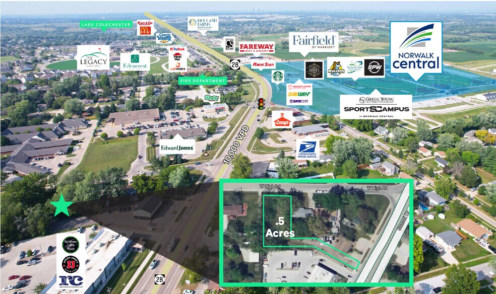 Primary Photo Of 1409 Sunset Dr, Norwalk Land For Lease