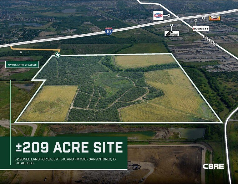 Primary Photo Of I-10 & FM 1516, San Antonio Land For Sale